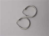 Orecchini Domar Donna Cerchi argento 925 lisci in Argento ORAR-434-280